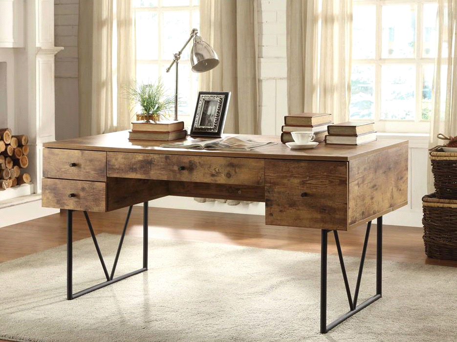 Industrial Style Writing Desk | Home Office Desk