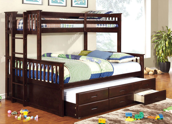 Extra Long Twin Over Queen Bunk Bed