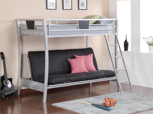futon bunk bed for youth