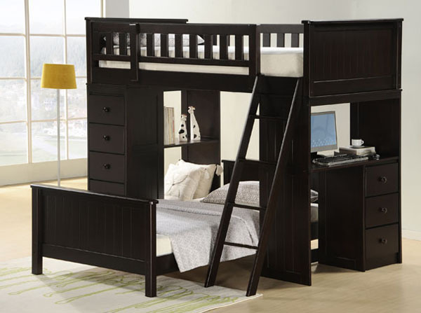 loft bed with desk