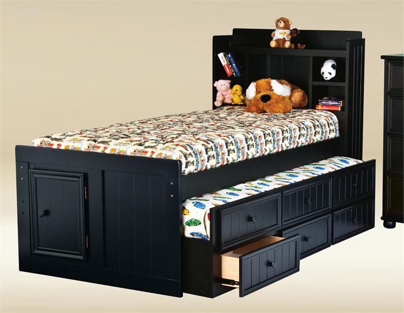 twin bed with storage