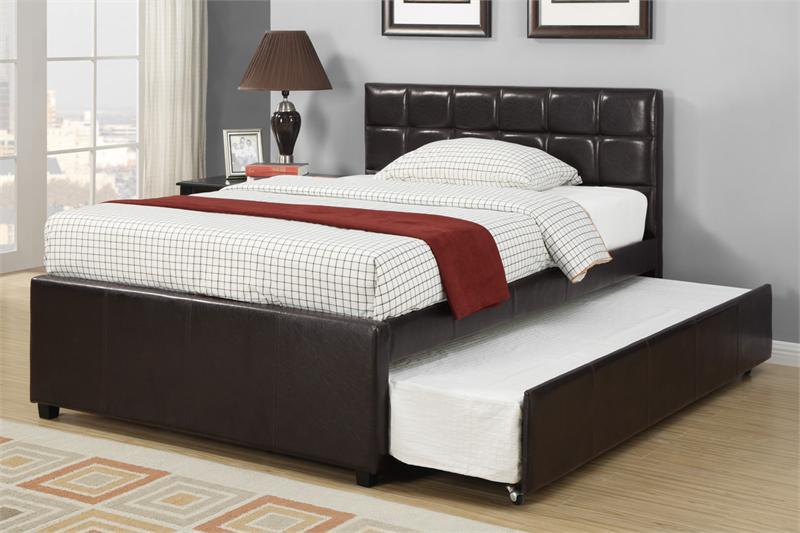 Platform Bed with Trundle