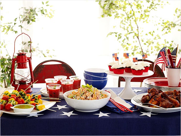 4th of July Food Table