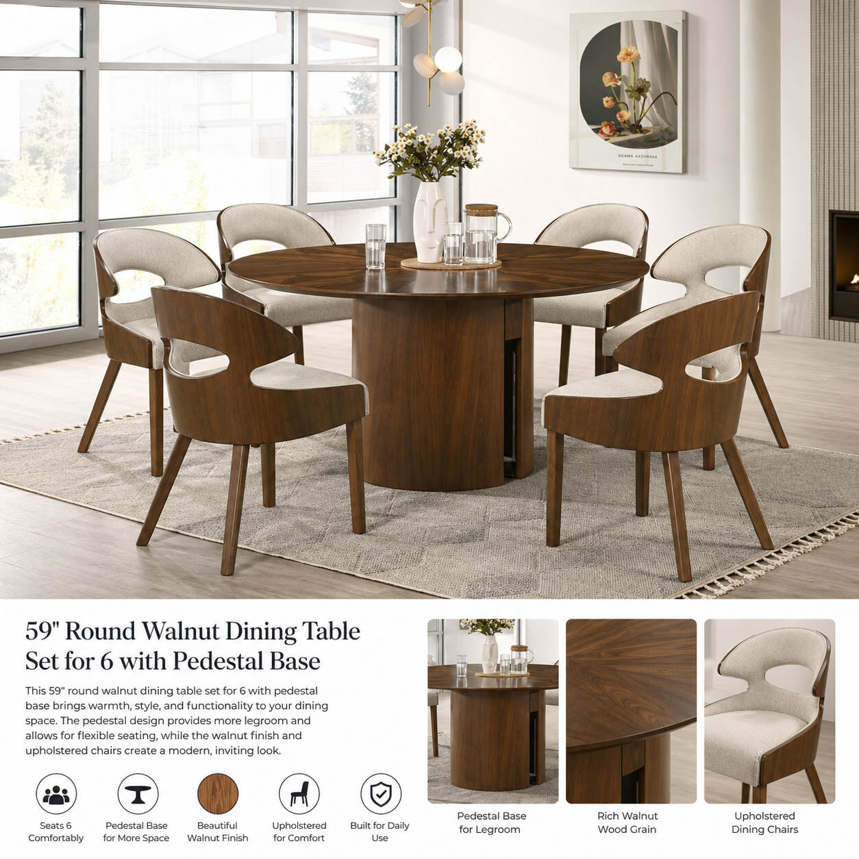 Best round dining room set for modern dining spaces