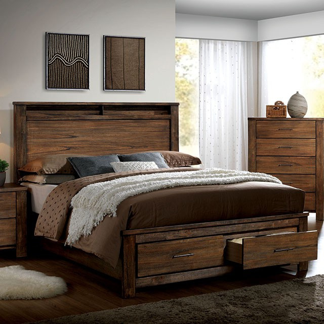 Platform Bed with Drawers