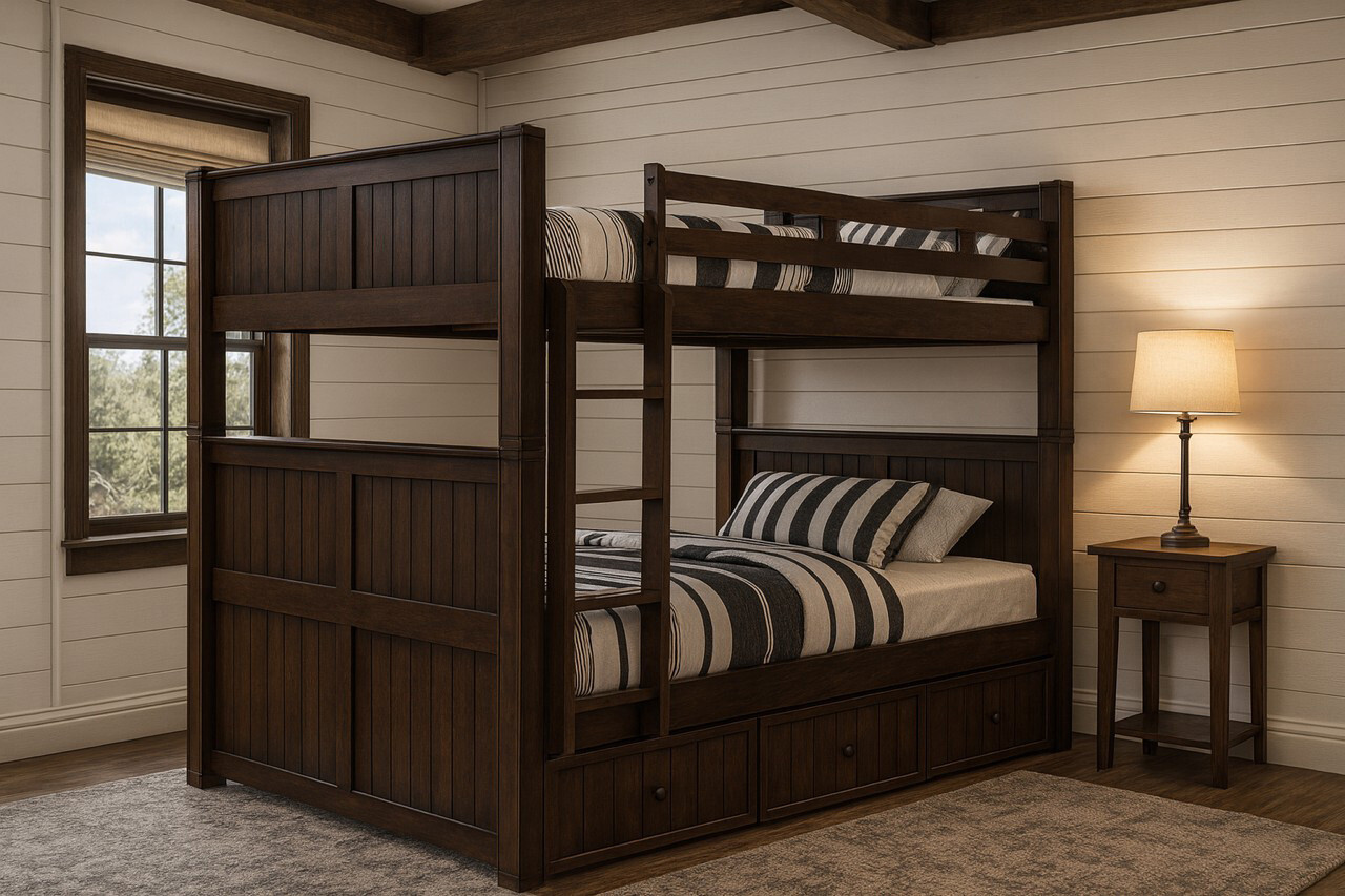 Dillon Full Size bunk bed Dillon Full size bunk bed in espresso for vacation homes