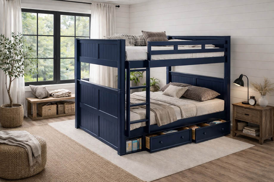 Adult bunk beds with under bed storage