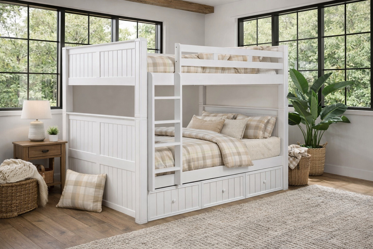 Dillon Queen over Queen Bunk Bed Dillon Queen over Queen Bunk Beds for vacation homes
